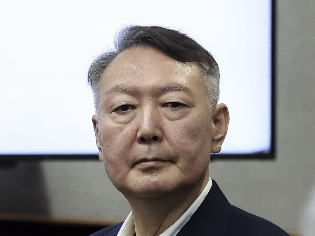 체포방해혐의 공판에 출석한 윤석열. 2025. 9. 26. 사진 제공 오마이뉴스