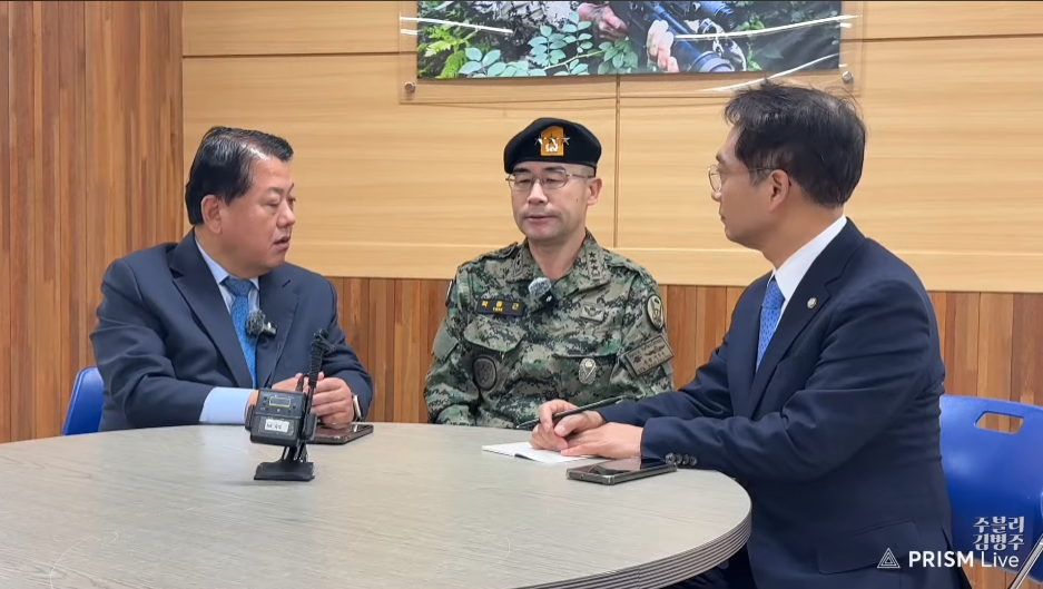 곽종근 전 특수전사령관이 2024년 12월 5일 김병주 의원 유튜브 생방송에 출연해 자신이 윤석열에게 받은 지시를 증언하고 있다. (출처 : 주블리 김병주 영상 캡처)