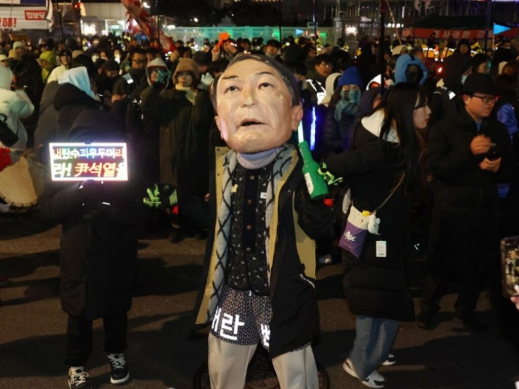 국회 앞 '12.3 내란외환 청산과 종식, 사회대개혁 시민대행진'’의 한 장면. 2025.12.3. 오마이뉴스